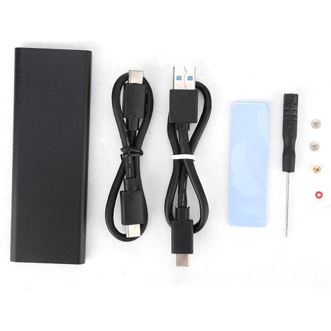 Boîtier externe pour disque dur mobile USB 3.1, compatible Windows SE/ME/2000/XP/Vista/7/8/10, HDD 2.5 pouces, coque rigide (1/5)