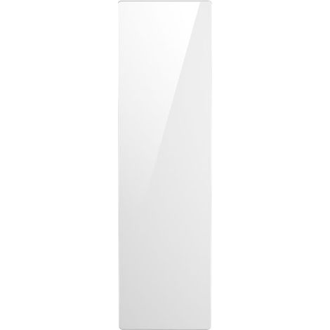 Radiateur connecté Vertical 1500W Verre massif Blanc lys CAMPAVER Nativ - INTUIS - K161215 (1/5)