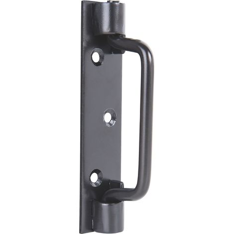 Poignée de porte – St. Etienne – noire – 127 x 30 mm – qualité supérieure – Marque Alberts (1/2)