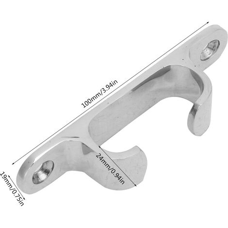 Guide-câble droit en acier inoxydable, accessoires de quincaillerie, 4 pouces (1/5)