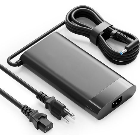 Adaptateur Secteur Pour Ordinateur Portable - 200 W - 19,5 V 10,3 A - Embout Bleu 4,5 mm x 3,0 mm - Compatible HP Victus Omen Pavilion - 1 Pièce (1/5)