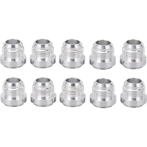 10 pièces adaptateur universel de conduite de carburant en aluminium AN12 filetage mâle 7/8 pouces pour automobile