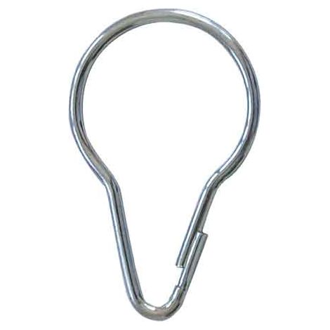 ANILLOS DE ACERO PARA CORTINA DE DUCHA Grande