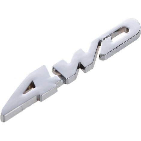 Emblème chromé, badge et autocollant pour voiture 4x4, cylindrée, applicable (1/5)