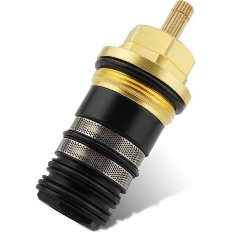 Thermostatic shower column cartridge – Metal finish – High shower head – 3/4 inch – Compatible with 2/3 hole systems – Long lifespan