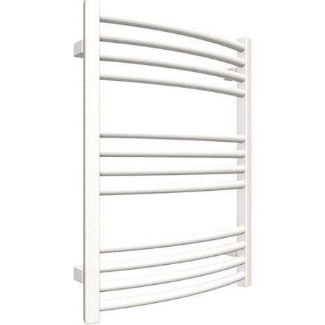Scaldasalviette ad acqua calda bianco 660mm di altezza e 486mm di larghezza - 287 Watt - LEN660/486PZXB