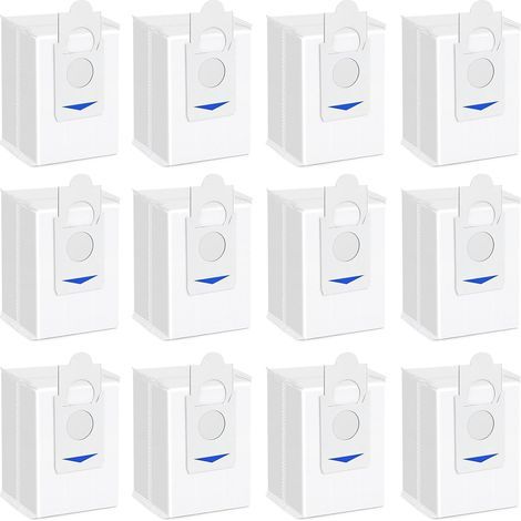 Set di 12 sacchetti filtro per aspirapolvere robot ECOVACS DEEBOT X2/ X2 Omni/ X2 Pro/ X5 Pro/ X5 Omni/ DEX86, ricambi, stazione di svuotamento automatica DDB030025 (1/5)