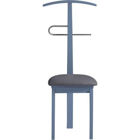 Galán 364 con asiento herrajes cromado satinado lacado en azul, 108 cm(alto)46 cm(ancho)44 cm(largo) (1/4)