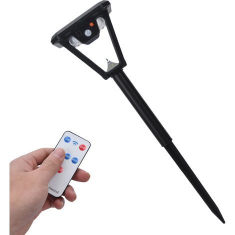 Lampe solaire de jardin 100 LED, 5 modes, télécommande, étanche, éclairage paysager extérieur, 2000 lm (1/5)