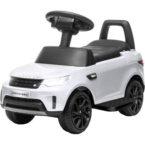 AIYAPLAY Auto per Bambini Elettrica e a Spinta Licenza Land Rover 6V Bianco