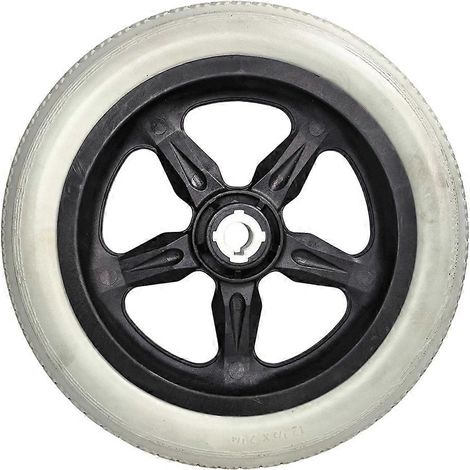 12 Zoll 1/2 x 2 1/4 aufblasbarer Vollgummireifen aus Aluminium mit Keilnutflansch, City Cavalier Gewindestil, Kinderfahrradreifen (1/5)