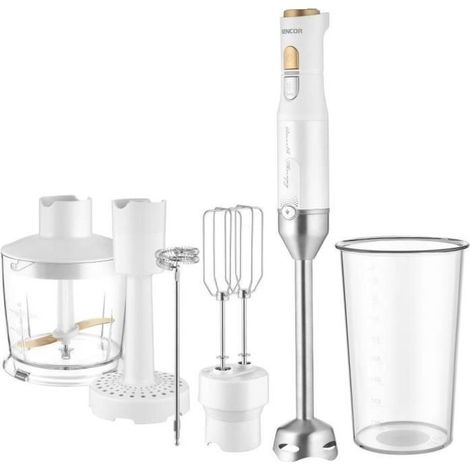 Frullatore ad Immersione Sencor SHB 6441WH Bianco (1/5)