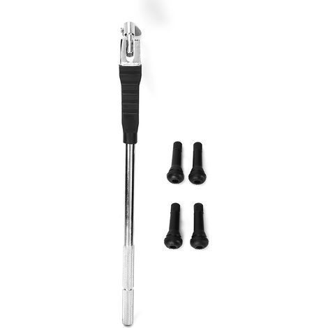 Kit de Montage et Démontage de Tige de Valve pour Pneu Tubeless Véhicule - Outil TR414 (1/5)