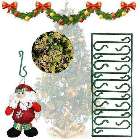 10/50/100 pièces Crochets pour sapin de Noël, décorations à suspendre pour la maison (1/5)