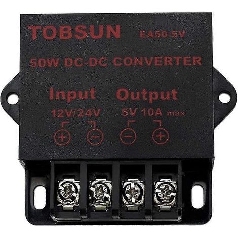 24V/12V bis 5V 10A 50W Auto Led Werbung Bildschirm Netzteil Dc Konverter Transformator (1/5)