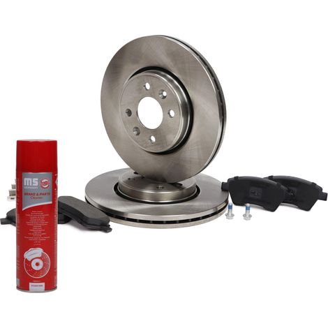 JEU DE DISQUES ET PLAQUETTES DE FREIN AVANT RENAULT GRAND SCENIC II, KANGOO, KANGOO EXPRESS, MEGANE II,