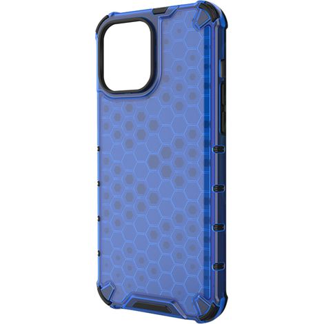 Funda protectora transparente de primera calidad para iPhone 13, fabricada con TPU + material de PC rígido, con un diseño de patrón de panal, resistente al amarilleamiento y con tecnología de amortigu (1/2)