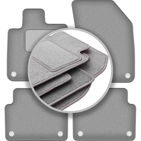 Alfombrillas de coche gris ceniza para Volvo S60 III sedán (2019-)