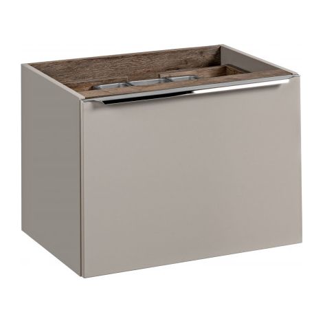 Meuble sous vasque en bois - Taupe - H 46 x L 60 x P 45.6 cm - Rosario Taupe - Livraison gratuite