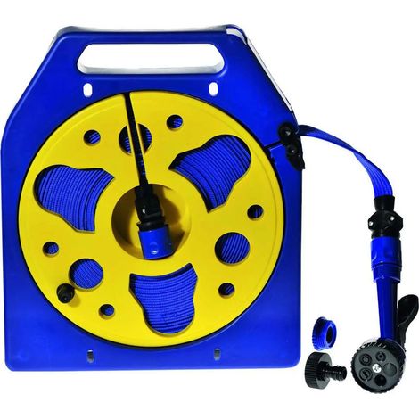 Manguera de riego yachticon flat hose with dispenser 15 m plana ligera