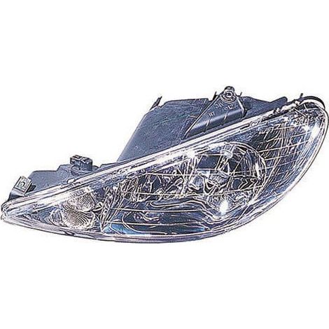 Phare avant gauche H7/H7 Peugeot 206 1998-2009