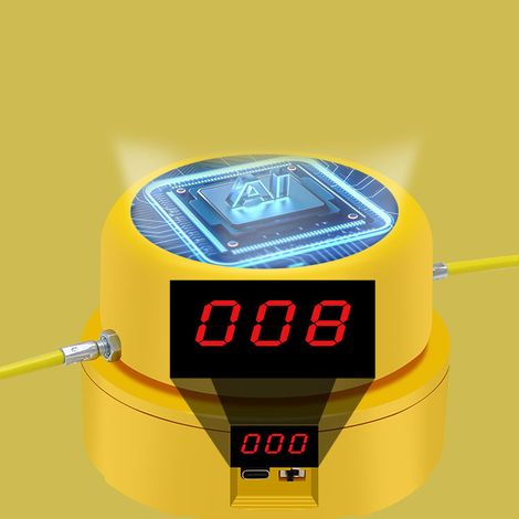 Corde à Sauter Électrique avec Télécommande, 10 Niveaux de Vitesse, pour Entraînement Fitness à Domicile, Unisexe Jaune (1/5)