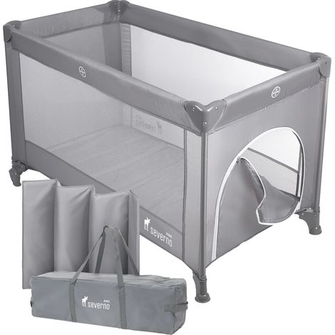 Lit de voyage pliable Honey Bunny, design portable, cadre en acier stable (1/5)