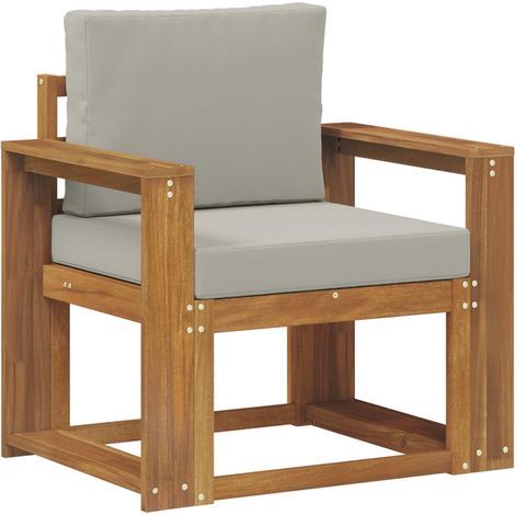 Maison Exclusive - Outdoor-Sofa Massives Akazienholz und Polyeste