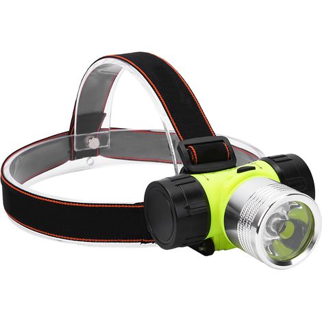 Lampe frontale LED haute puissance étanche pour la plongée sous-marine, lampe torche