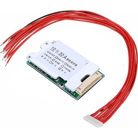 Pannello di protezione per batterie al litio con carica bilanciata 10S 36V per auto elettriche, skateboard e inverter (1/5)