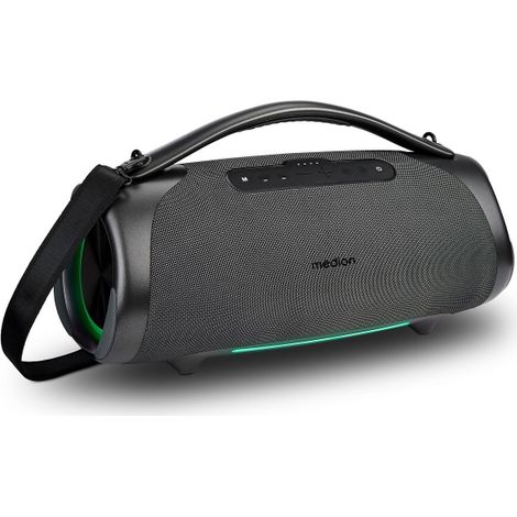 Enceinte Bluetooth - MEDION - XL - 100W RMS - Autonomie 30h - Protection IPX7 - RGB