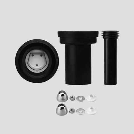 SANIT 58.934.00..0099 Kit de raccordement WC DN90 avec robinet (1/2)