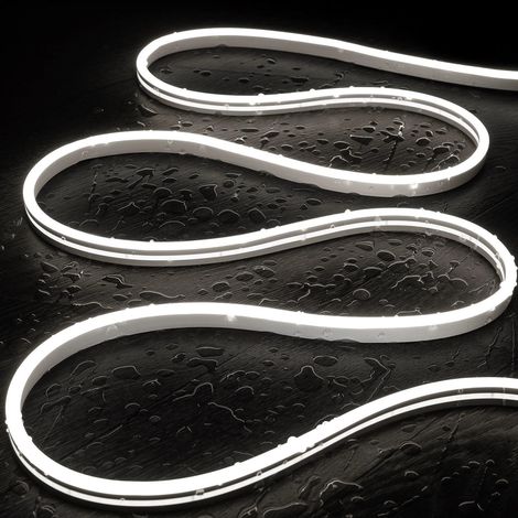 Striscia LED Neon 48 V Bianco Freddo 8 W/m Larghezza 5 cm IP65, N-FLEX6 su Misura 3 m (1/5)