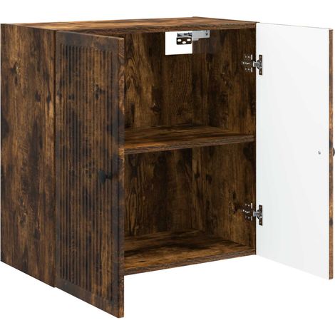 Armadietto a muro Mobiletto a muro Rovere Fumo 59 x 31 x 60 cm DAS906230 (1/5)