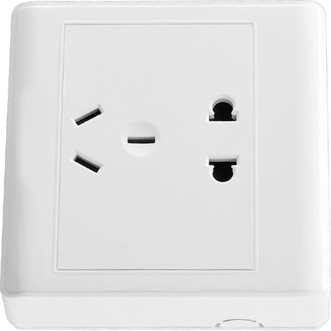 Prise domestique, prise PC ultra-mince, ignifugée, prise murale 5 trous (1/5)