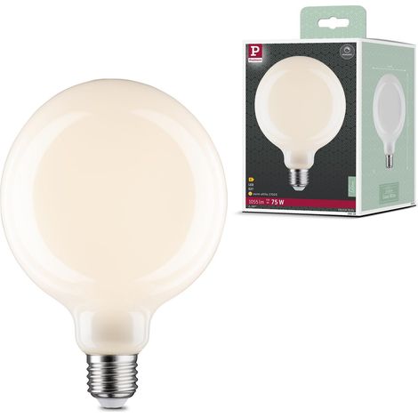 Ampoule LED à filament G125 9 W à intensité variable Opale 2700 K Blanc chaud E27 (1/5)