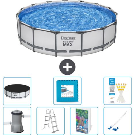 Bestway Steel Pro MAX Rund - 457x122 cm - 8-teilig S531