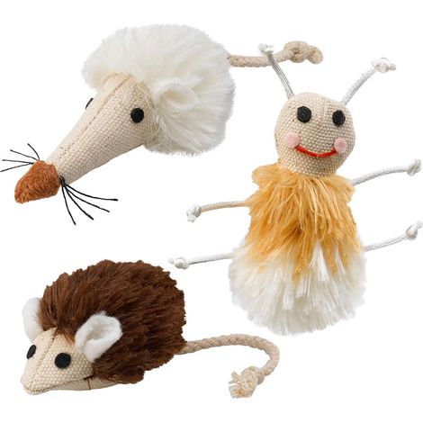 GIOCO IN PELUCHE varie fantasie- 3 pezzi  - FERPLAST