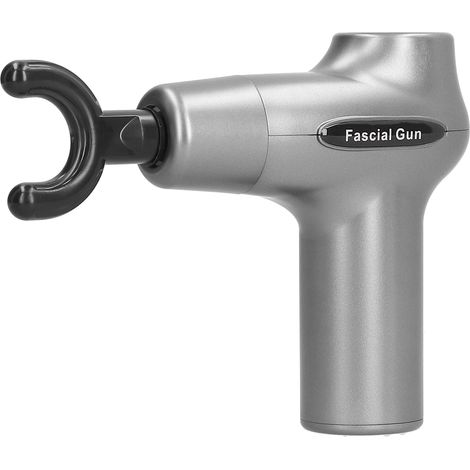 Appareil de massage musculaire vibrant à tissus profonds, masseur électrique domestique de relaxation et de remise en forme (bouton gris) (1/5)
