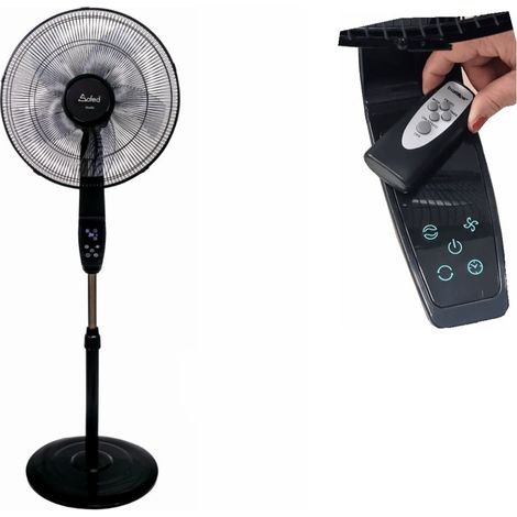 VENTILATORE A PIANTANA PALA 40 BASE ROTONDA CON TELECOMANDO LAREL SOFED