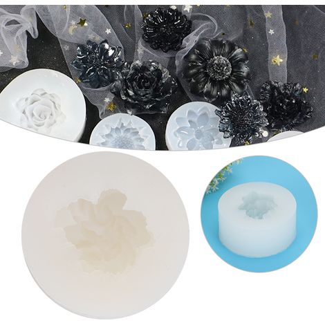 Moule en Silicone pour Savon en Forme de Fleur Tombante - DIY Décoration et Aromathérapie (1/4)