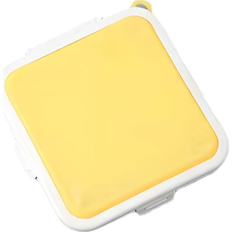 Contenedor apilable para almacenar rebanadas de pan, elastómero - Amarillo