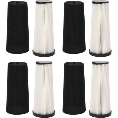 Kit de 4 filtres de remplacement F112 lavables et réutilisables pour aspirateur – Compatible avec les modèles UD20120NC, UD70161, UD70164, UD70174, UD70174B, etc. – Filtres anti-odeurs et d'entrée pou