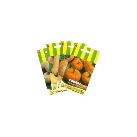 Lot de Courges (4 sachets de graines à semer) - 14g