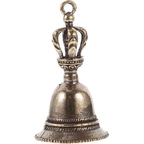 Cloches de bureau en laiton pour mariage, clochette de fête, cloche d'église-4.90X2.50X2.50CM (1/4)