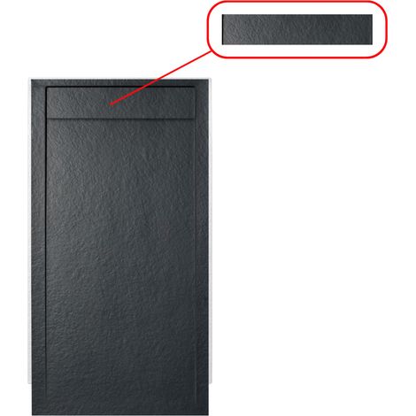 Fusion Siphonabdeckung für Duschwanne, schwarz (SATFUPKRYTG)