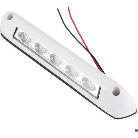 Lampe Led Extérieure Camping Car - 8 W - Étanche Ip65 - Tension Universelle 12 V / 24 V - Pour Auvent Terrasse Balcon - 1 Pièce (1/4)