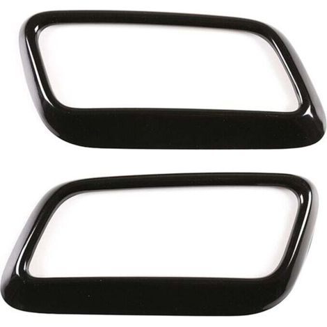 Garniture de silencieux d'échappement pour voiture Sport 2018-2022, cadre simple, noir brillant