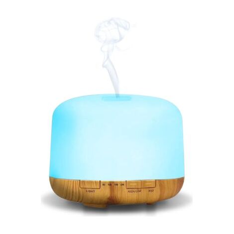 Home Diffuseur d'arôme pour Huiles Essentielles 500ml USB (1/5)