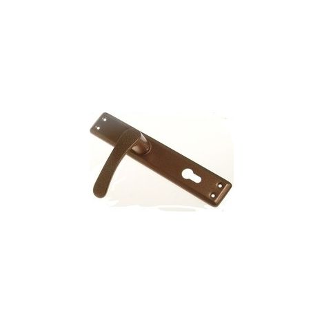Manilla marrón para puerta con llave - MP KL BK B